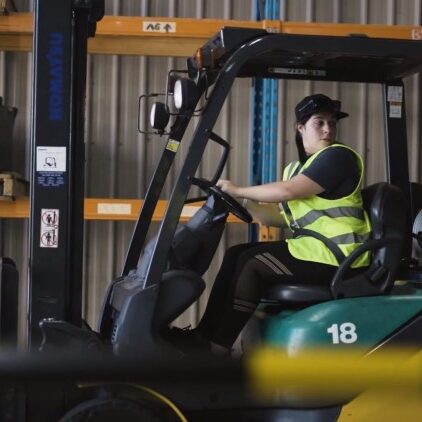 Forklift training